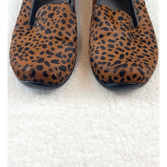 DANSKO • Olivia Cheetah Calf Hair Slip-On Loafers - Picture 8 of 16